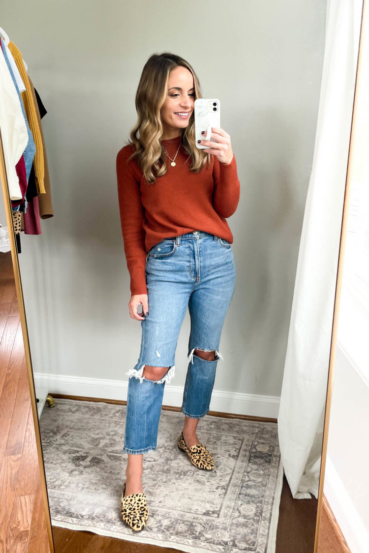 4 Ways to Wear Straight Leg Jeans - Pumps & Push Ups