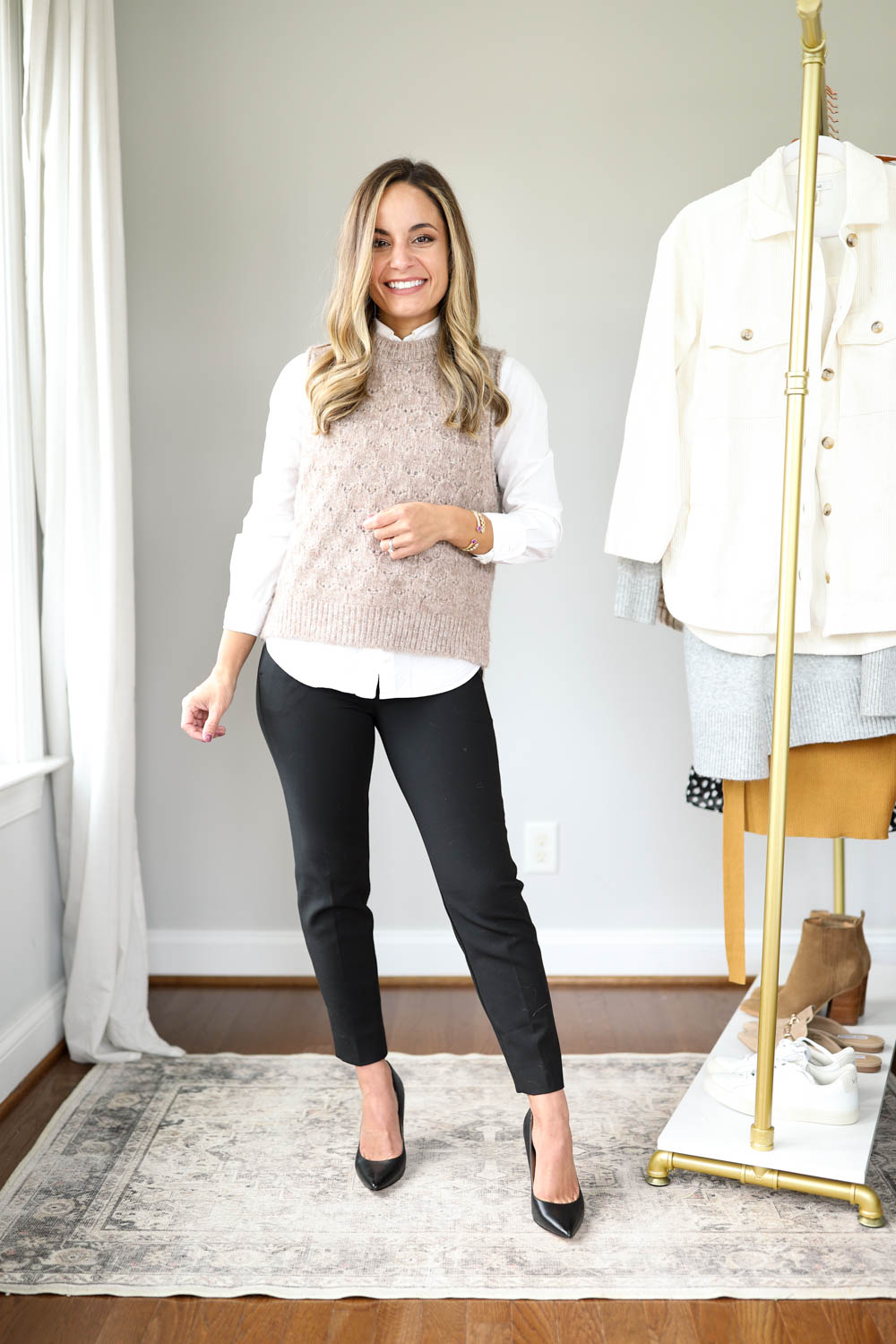 One Week of Casual Work Outfits - Pumps & Push Ups  Casual work outfit  winter, Work outfits women, Winter business outfits
