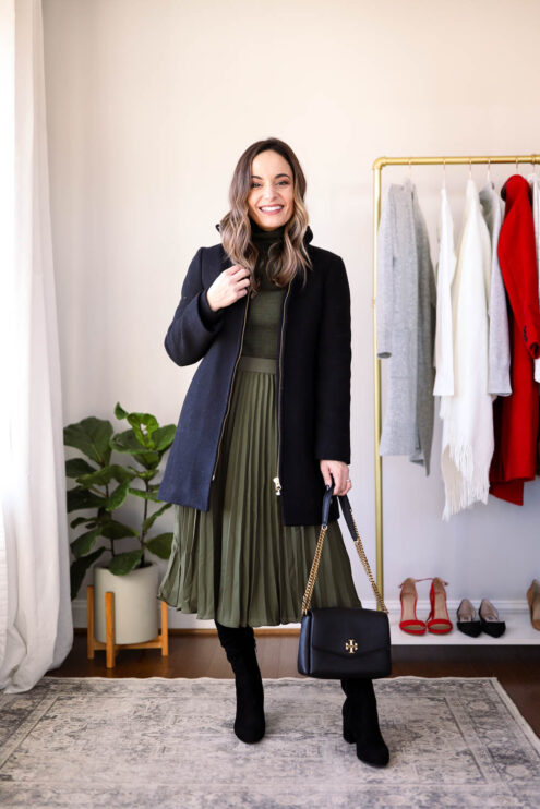 Petite-friendly winter work outfits via pumps and push-ups blog | petite style | petite fashion | winter work outfits