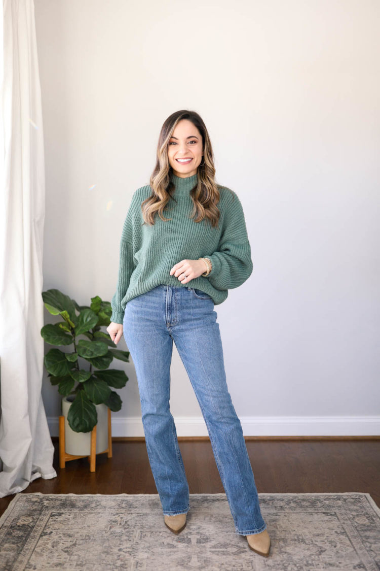 6 Ways to Wear Flare Jeans - Pumps & Push Ups