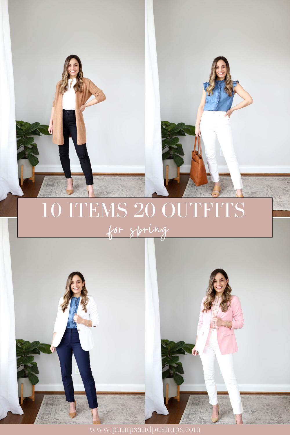 10 items 20 Outfits for Work: Spring Edition - Pumps & Push Ups