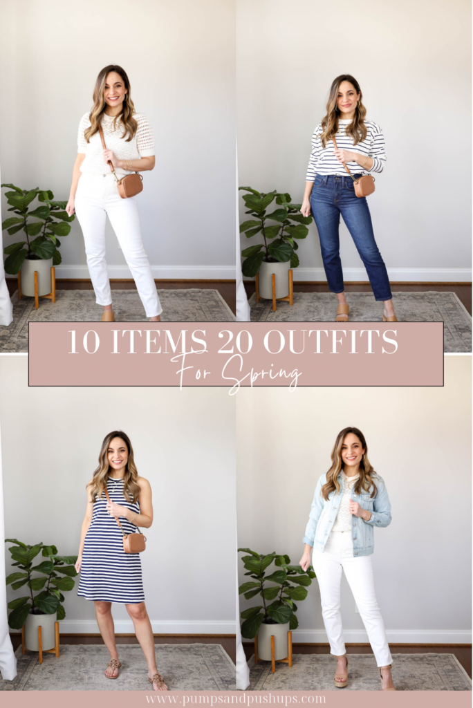 10 Items 20 Outfits for Spring - Pumps & Push Ups