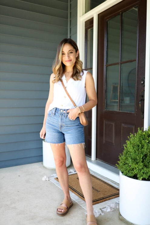 Simple summer outfits via pumps and push-ups blog | petite style blog | petite fashion | summer outfits
