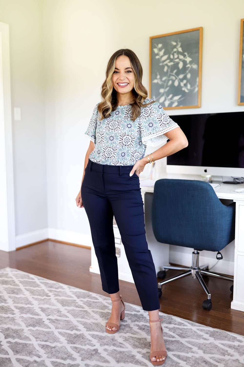 Fashion Look Featuring Express Petite Pants and LOFT Tops by