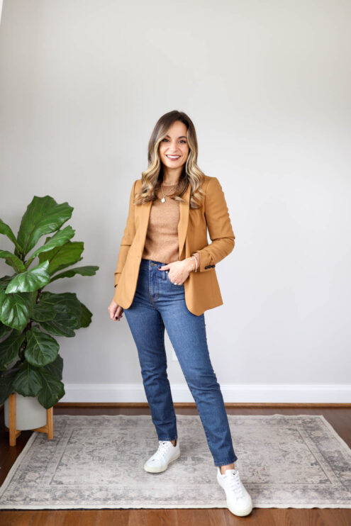 Outfits for work with sneakers | ways to wear sneakers to work | sneakers outfits | fall outfits for work