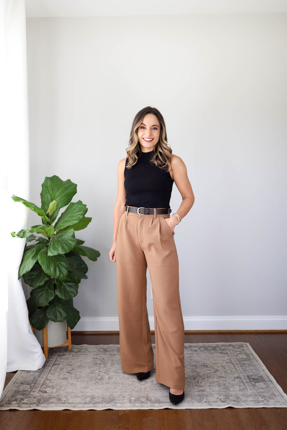 HOW TO STYLE WIDE LEG PANTS FOR SHORT GIRL 