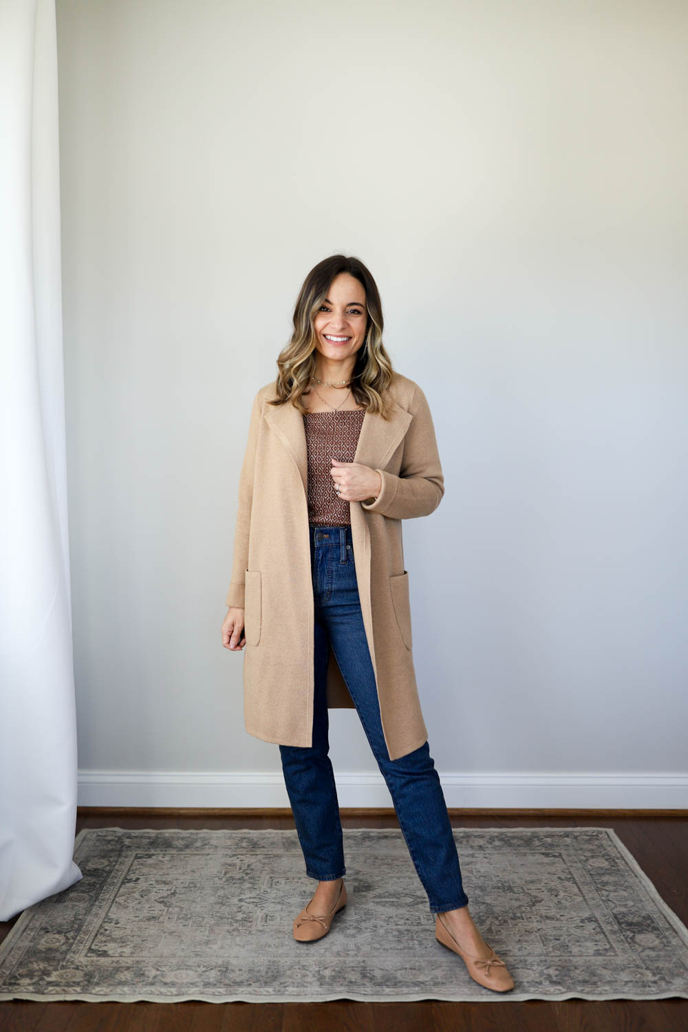 Petite friendly coatigan outfit | coatigan | j.crew juliette blazer | fall outfits | petite style 