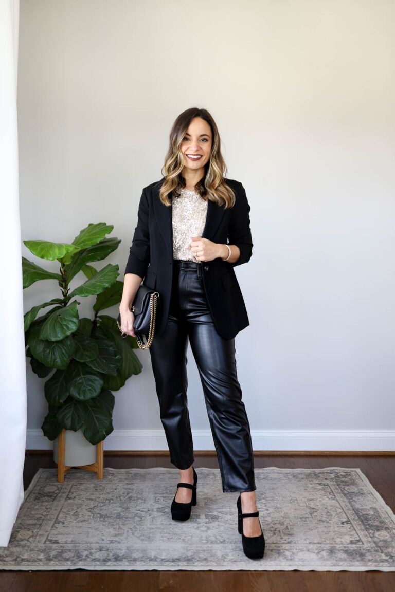 Leather Pants Four Ways - Pumps & Push Ups