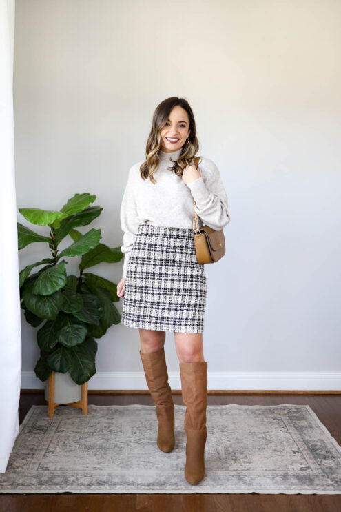 Petite friendly ways to wear tweed | tweed outfits | fall trends tweed | petite style