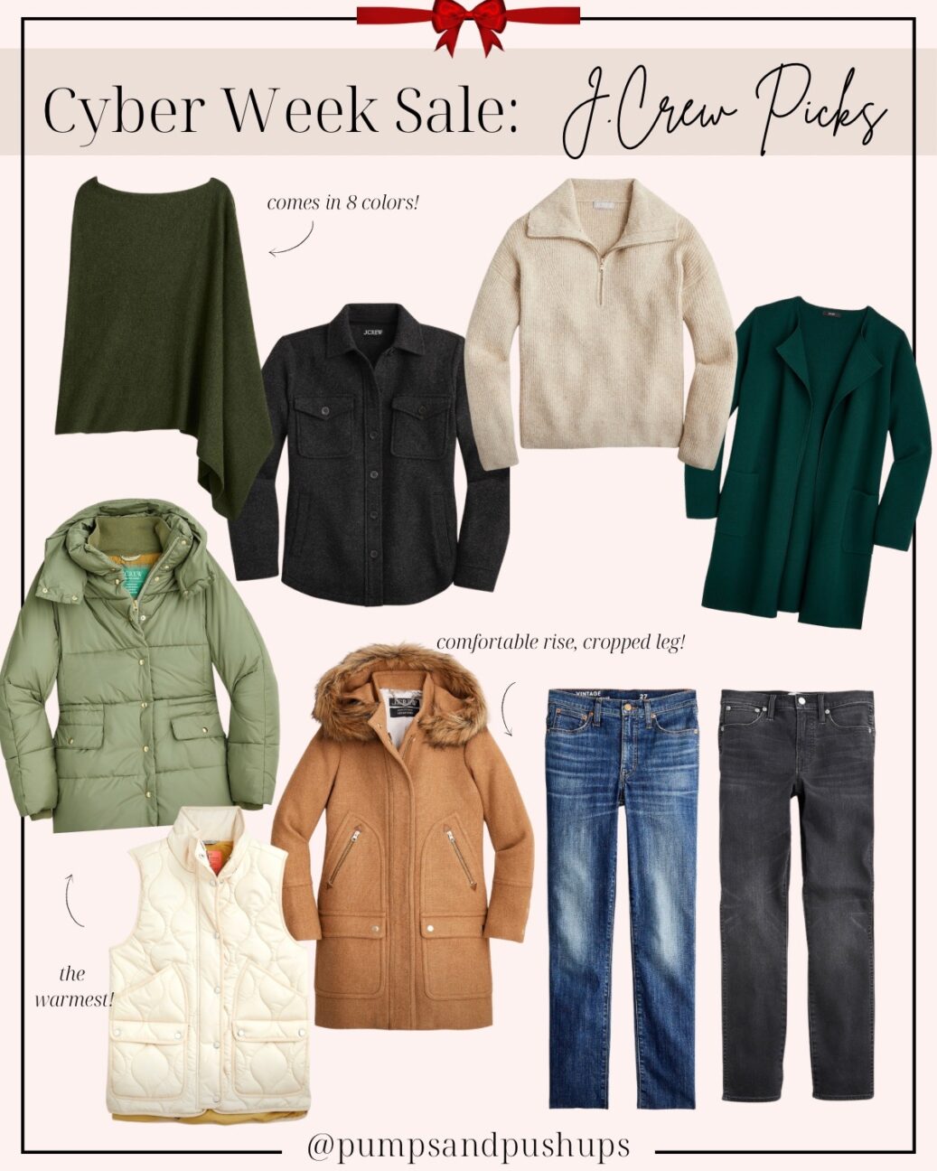 Cyber week sales picks via pumps and push-ups blog | petite style blog | petite friendly Black Friday and cyber Monday sale picks