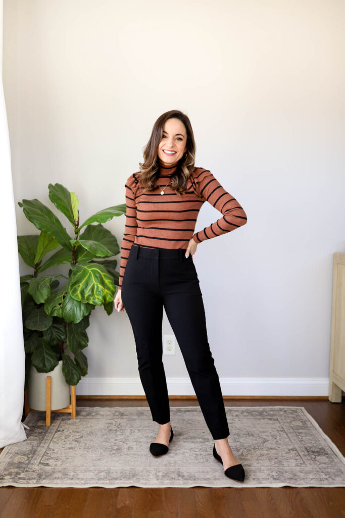 Petite friendly capsule style wardrobe for winter and early spring via pumps and push-ups blog | 11 items 20 outfits | 10 items 20 outfits | capsule wardrobe | petite style | workwear 