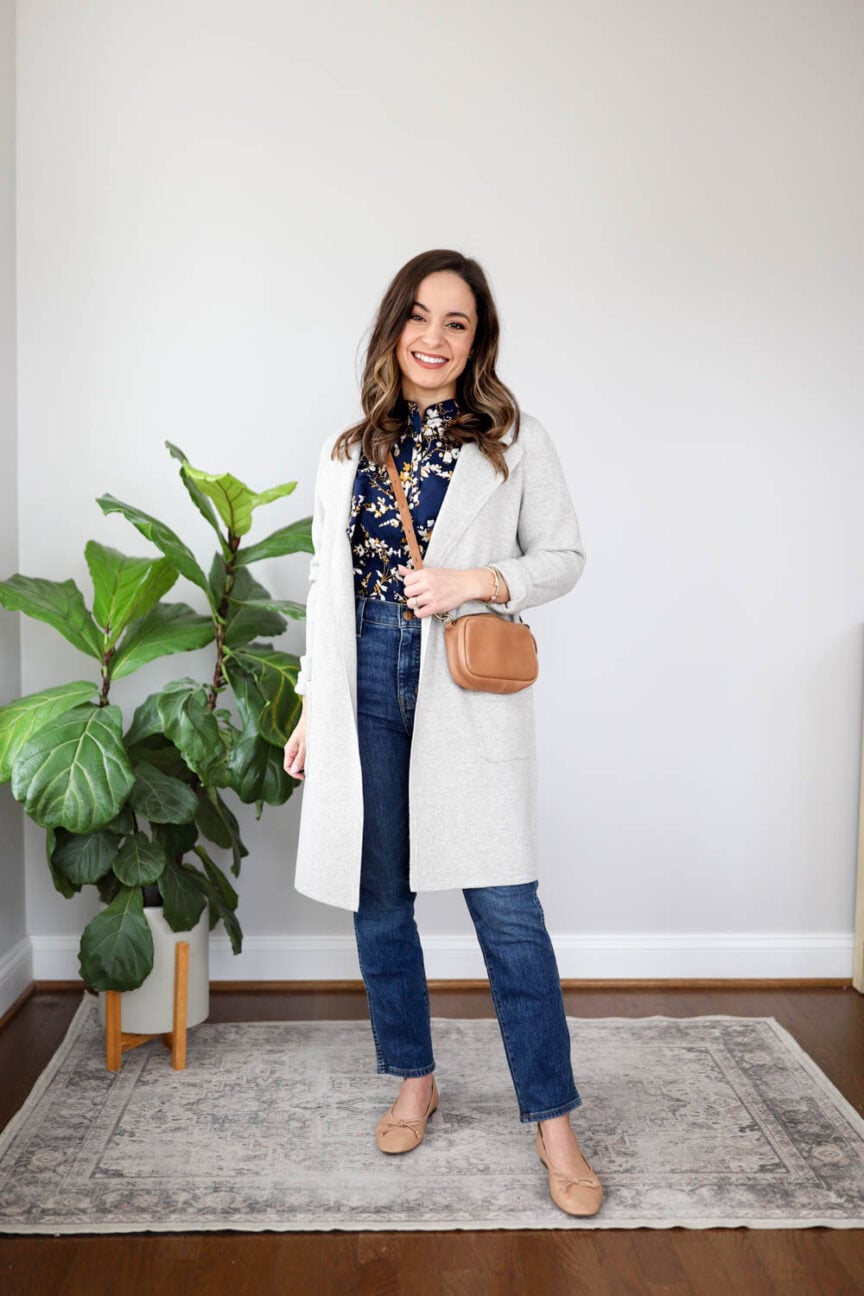 9 Items 15 Outfits for later winter early spring via pumps and push-ups blog | petite style | petite fashion | capsule wardrobes | multiple ways to wear | petite fashion