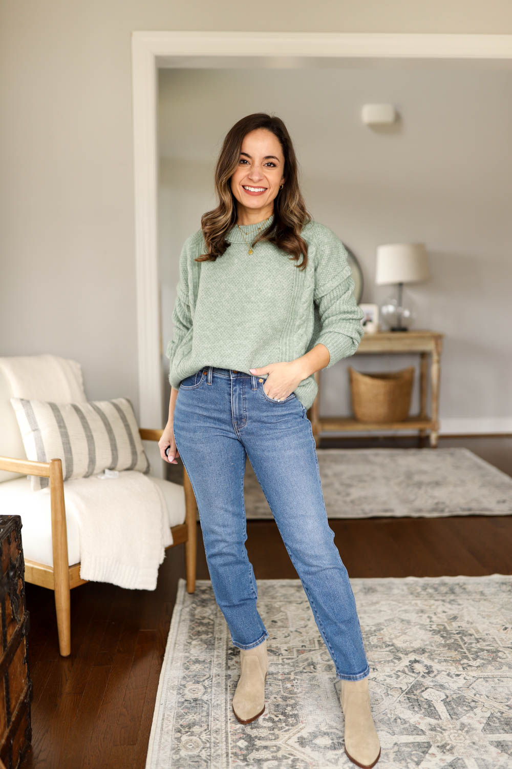 Petite-friendly denim for now and later | winter outfits | spring outfits | petite style 