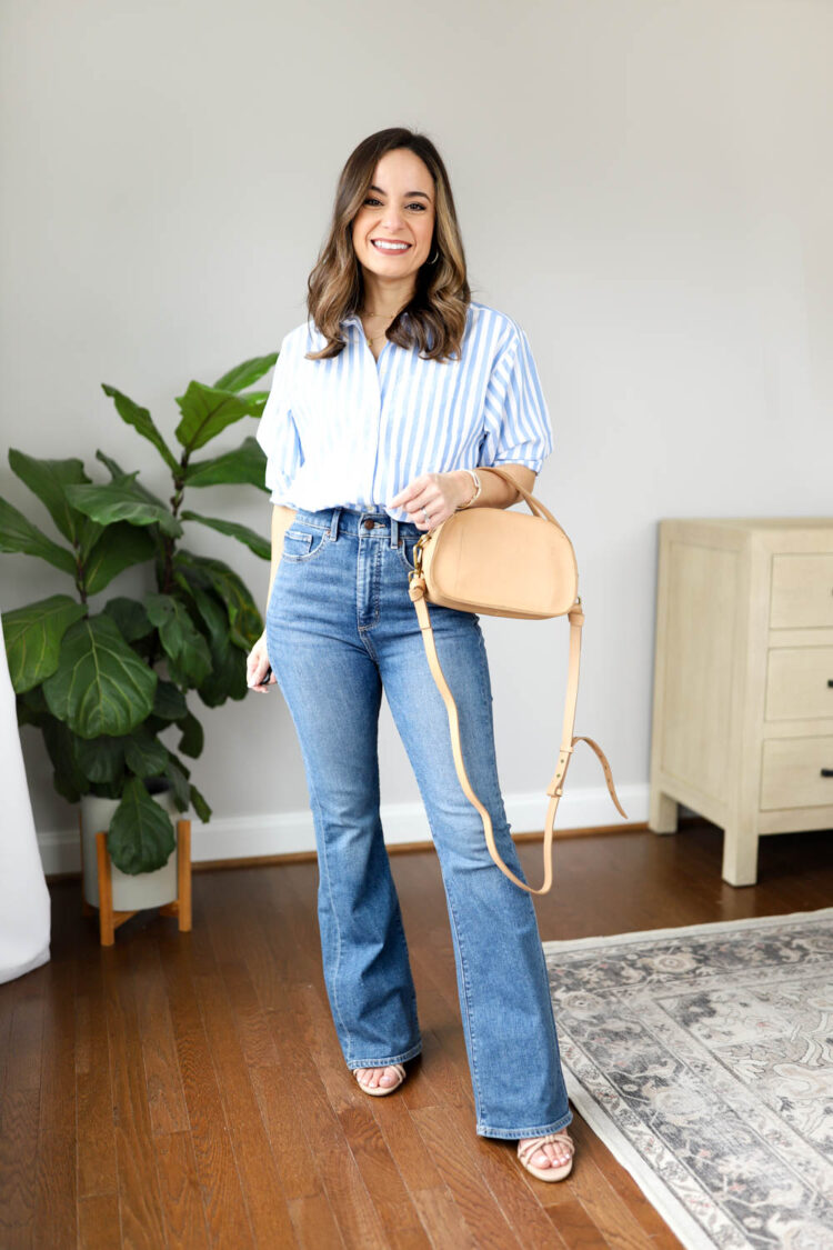 Flare Jeans Four Ways - Pumps & Push Ups