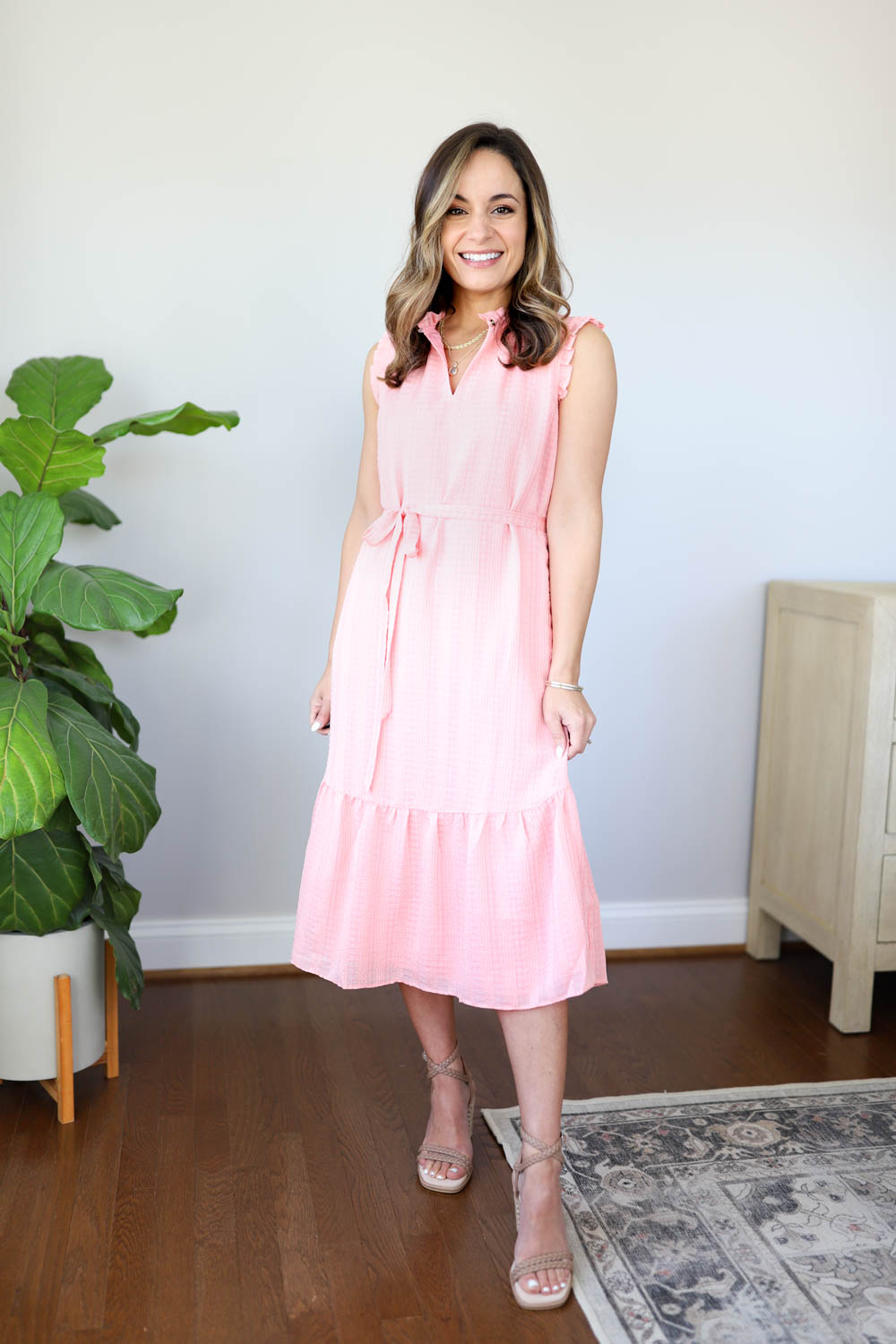 spring and summer dresses | petite friendly dresses | spring dress | seven spring outfits via pumps and push-ups blog 