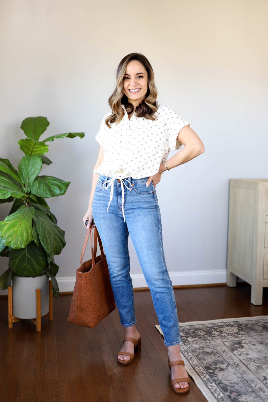 Petite-friendly spring and summer denim | Madewell denim | Petite style | Petite fashion