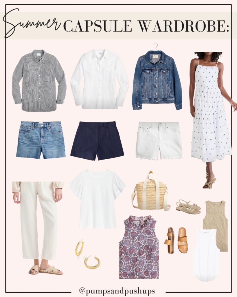 Summer Capsule Wardrobe - Pumps & Push Ups