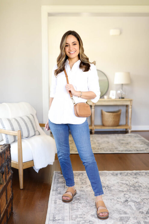 No hem petite jeans for women under 5 foot | 24" inseam jeans | walmart jeans | budget petite jeans | petite fashion | petite style