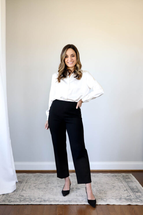 Four timeless closet staples via pumps and push ups blog | petite fashion | closet staples | classic closet pieces
