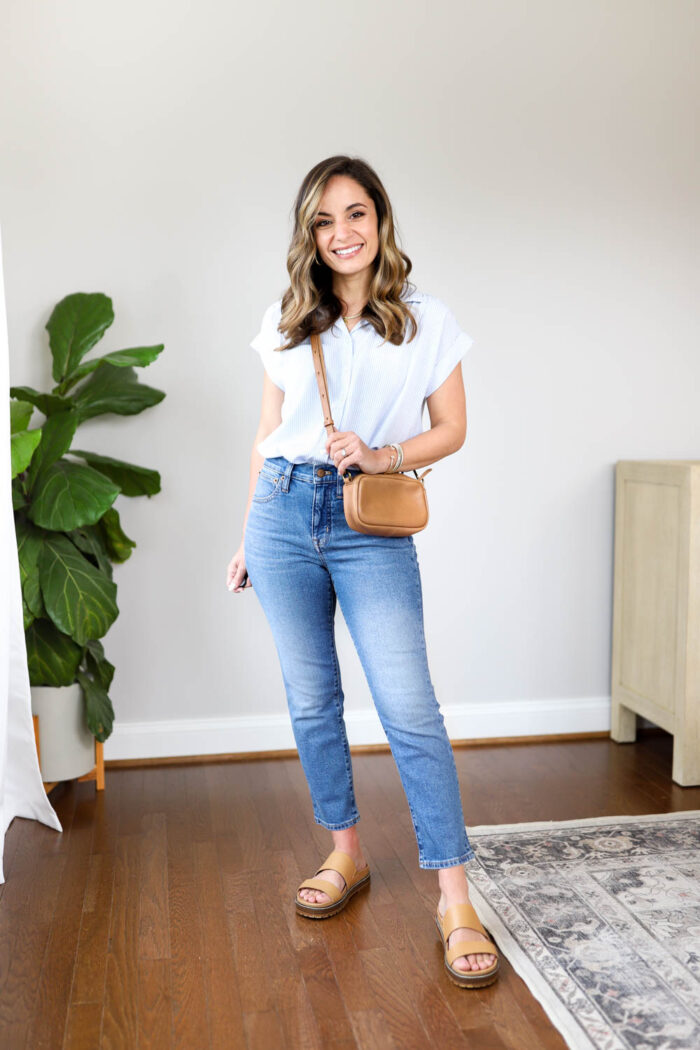 Four Casual Spring Outfits - Pumps & Push Ups