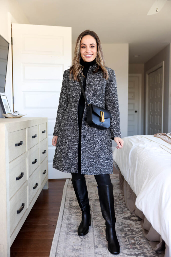 Petite-friendly knee high boots outfits via pumps and push-ups blog | boots outfits | knee-high boots | winter outfits