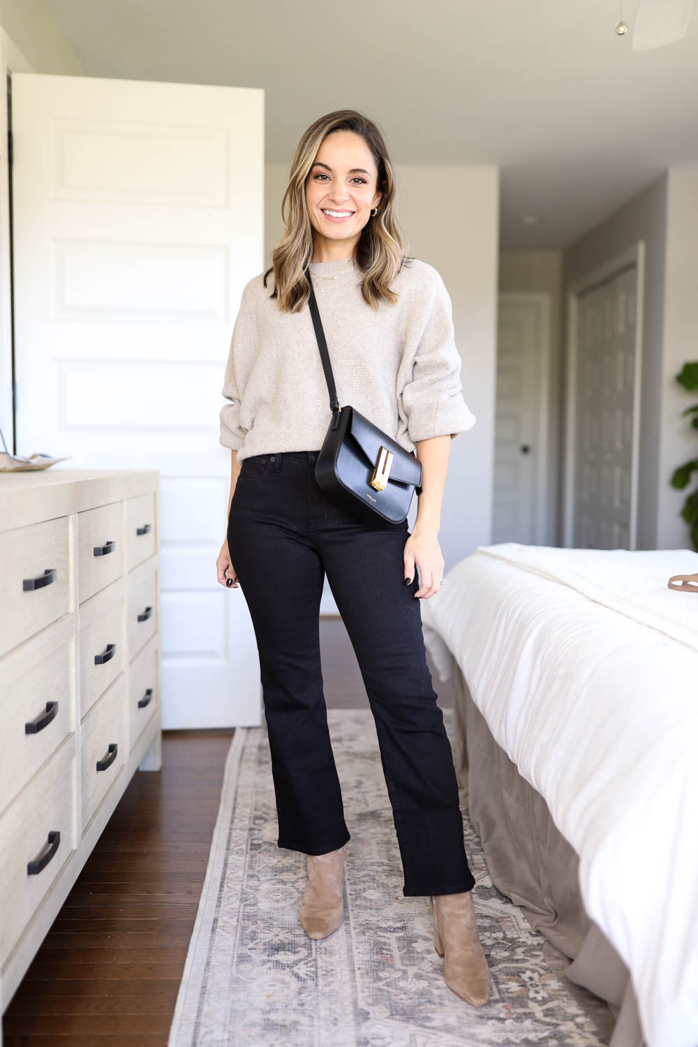 Cropped Flare Jeans Three Ways - Pumps & Push Ups