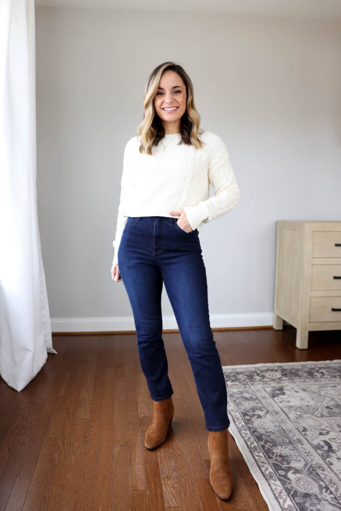 Petite-friendly winter finds from Target | budget friendly target options | petite style | jeans outfits | target outfits