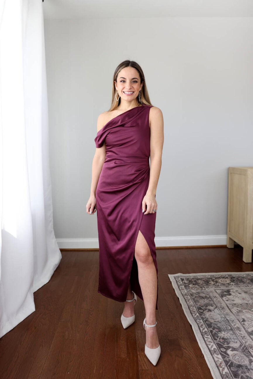 petite-friendly winter wedding guest dresses via pumps and push-ups blog | petite style | petite fashion | winter wedding guest dresses