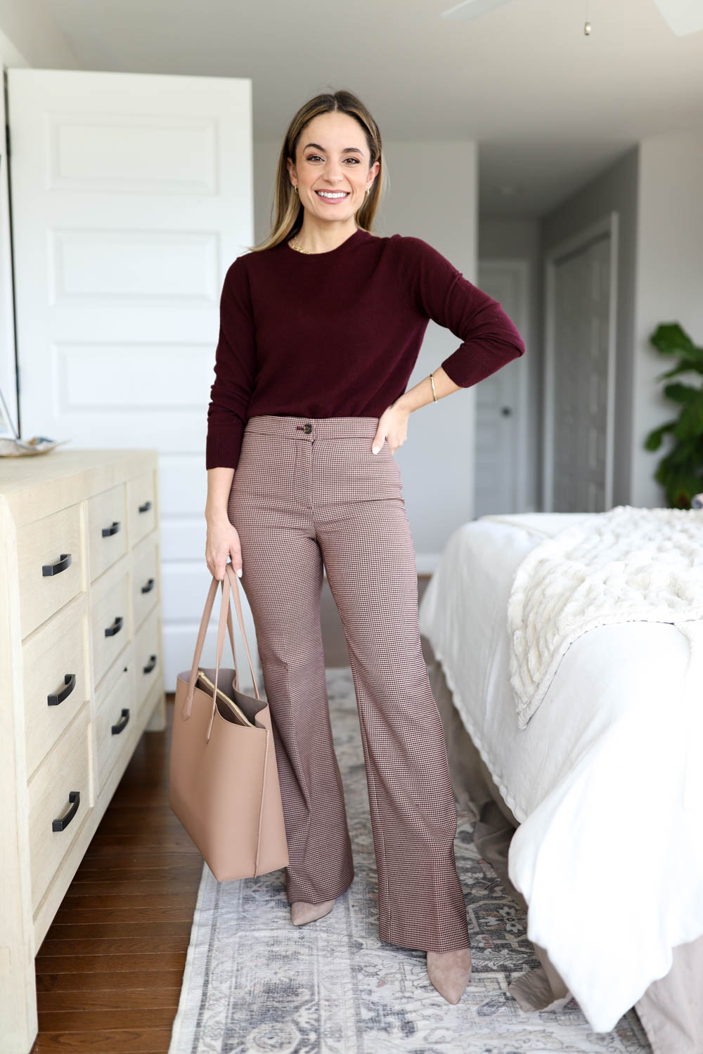 Office Outfits for Women Sign Warm Trousers Winter Thick Tight