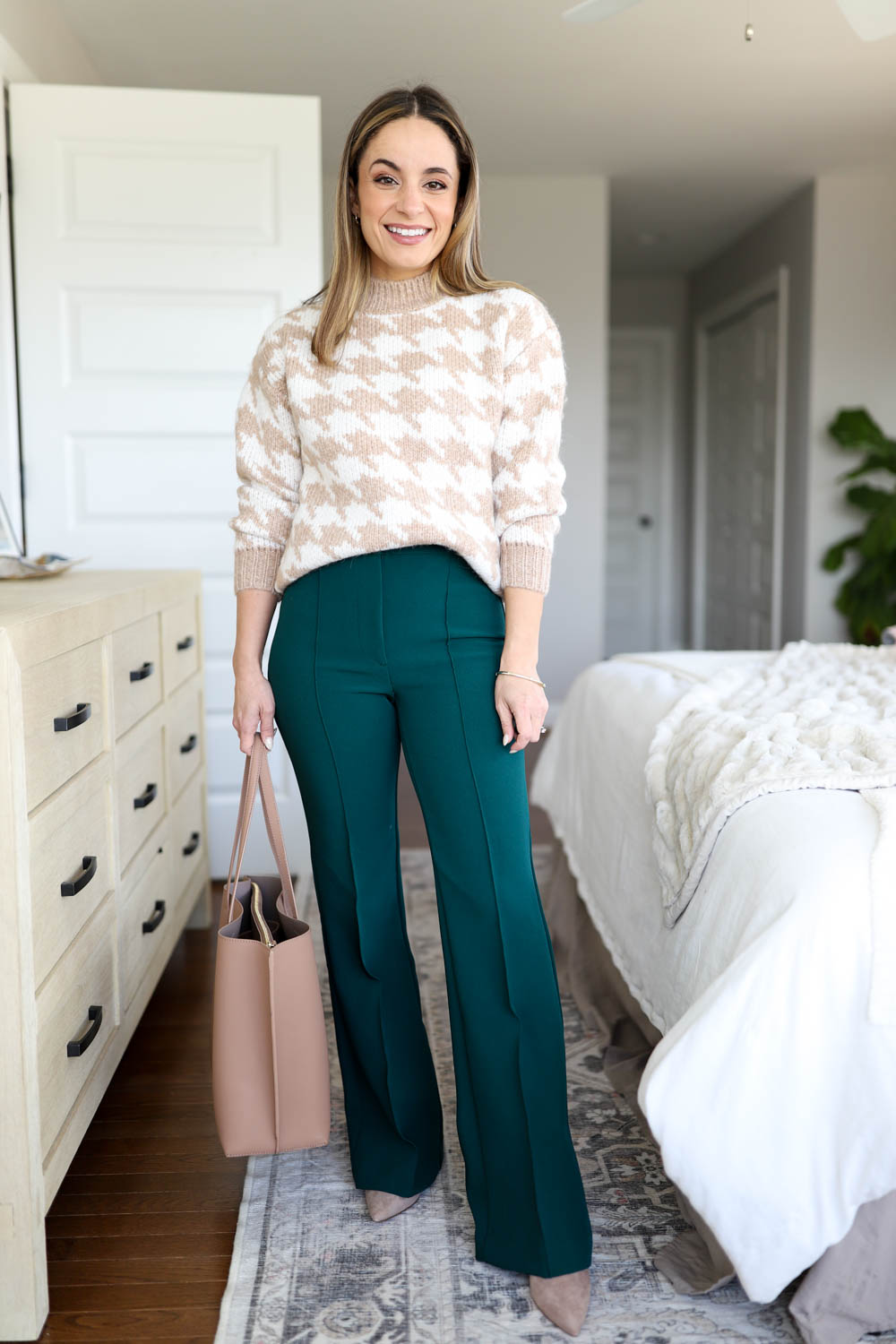 Warm Winter Outfits for Work - Pumps & Push Ups