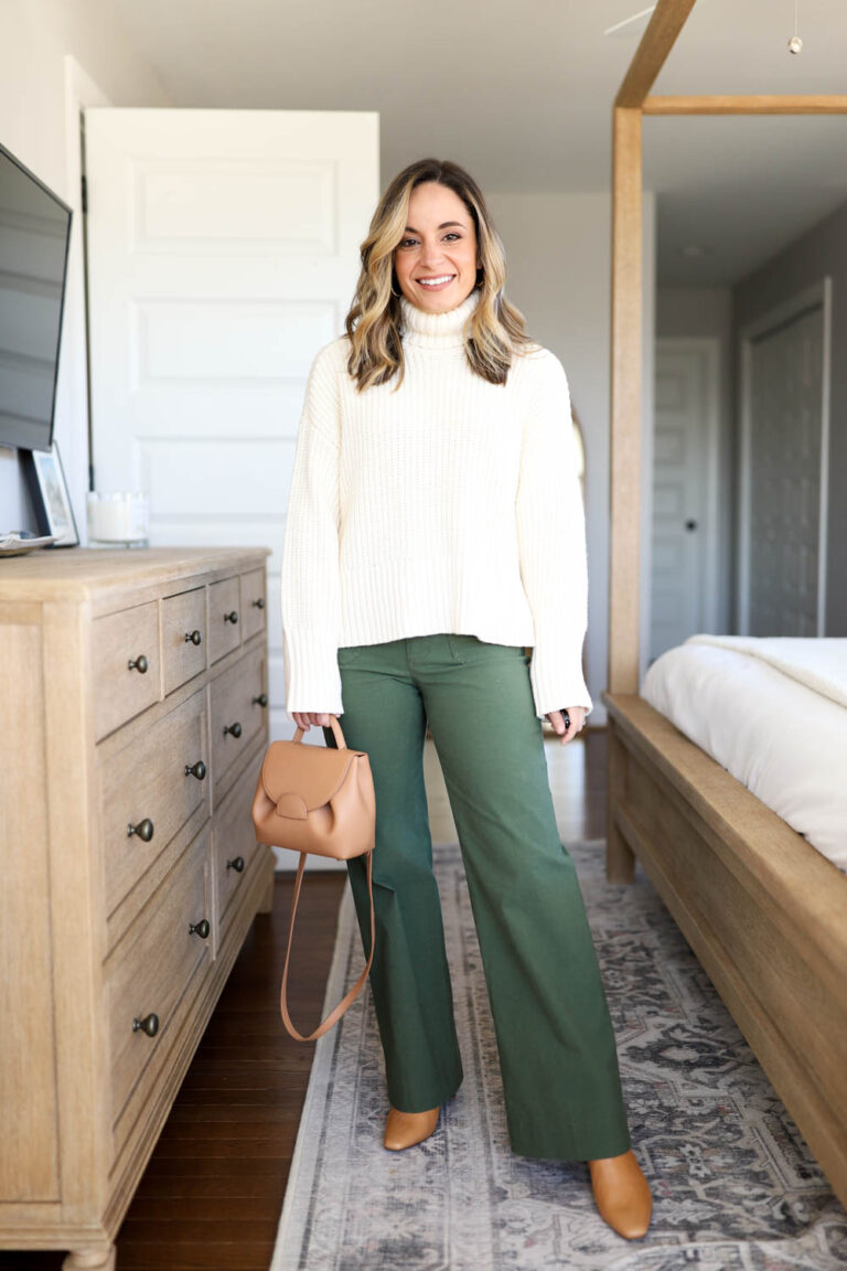 Olive Pants Three Ways - Pumps & Push Ups