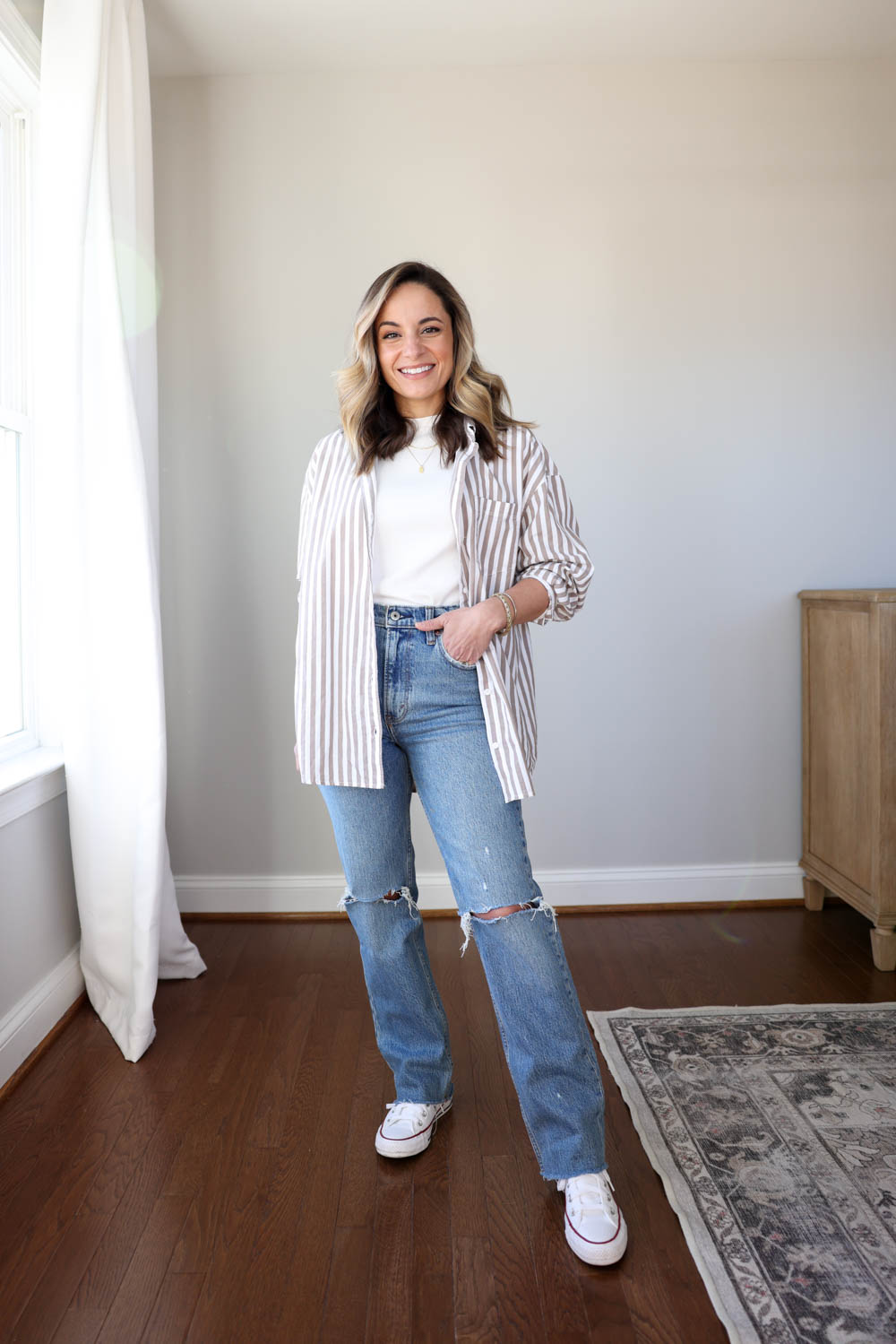 Casual Spring Outfit - Straight A Style