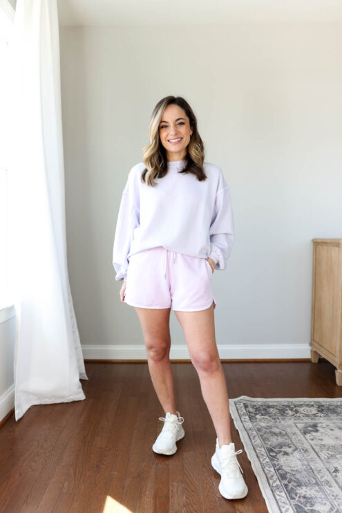 Comfortable set via pumps and push ups blog | petite style | petite fashion | two piece sets
