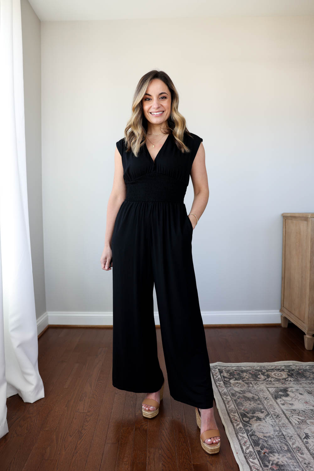 Petite-friendly jumpsuit via pumps and push-ups blog | jumpsuits | petite style | petite fashion 