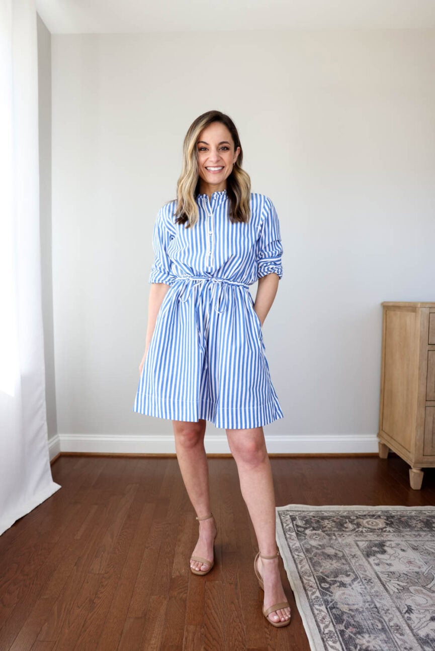 Petite-friendly spring dresses from Walmart via pumps and push-ups blog | petite style blog | petite fashion | affordable spring dresses