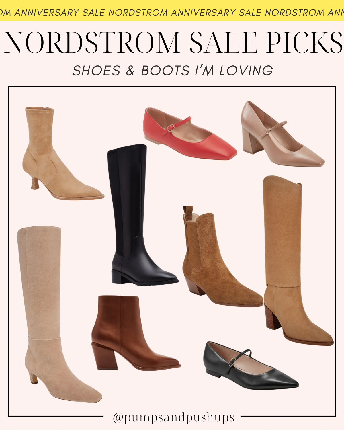 Boots and shoes picks from the Nordstrom Anniversary Sale 2024 | boots and shoes for fall | N sale 2024 