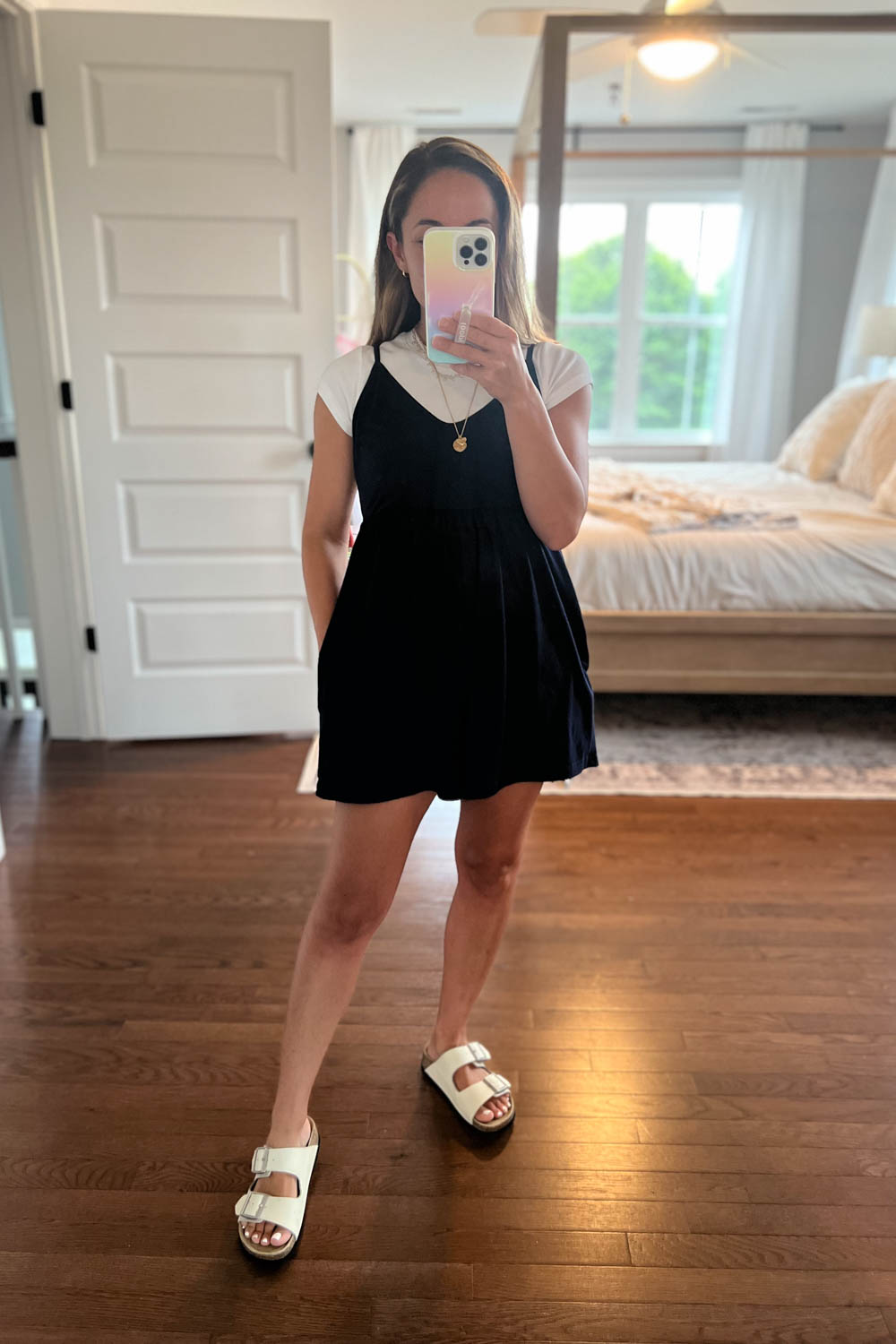 Petite-friendly Amazon finds via pumps and push-ups blog | Amazon finds for petites | comfortable romper for petites from Amazon 