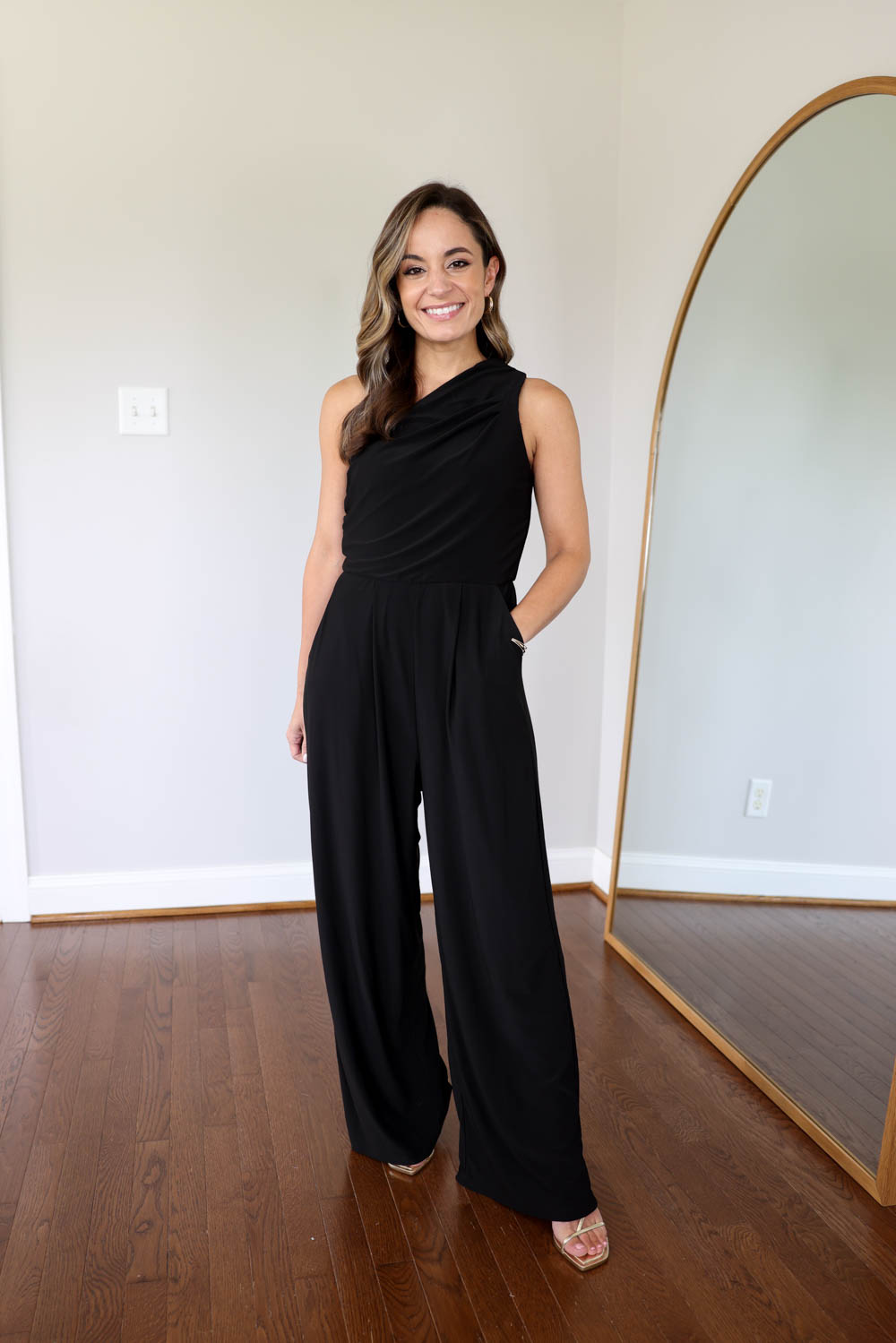 Petite personal styling via Short Story Review by petite style blogger Brooke of Pumps and Push-Ups | Short Story Review | Petite friendly jumpsuit 