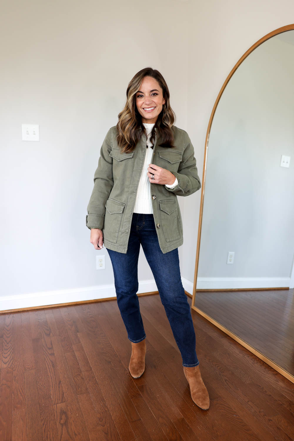 Pairing straight jeans with boots via pumps and push-ups blog | petite fashion | petite style | fall outfits | ways to wear boots fall 2024 