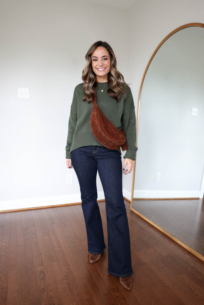 2024 Fall capsule wardrobe | petite friendly fall capsule wardrobe | olive and brown fall capsule wardrobe | classic capsule wardrobe