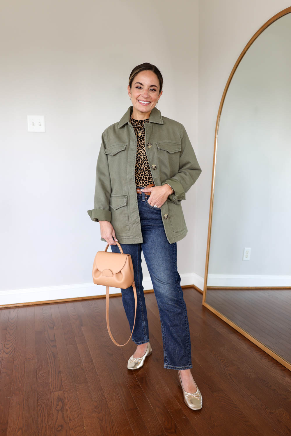 Four ways to wear leopard via pumps and push-ups blog | casual fall outfits | leopard outfits for fall | straight jeans outfits | petite fashion 