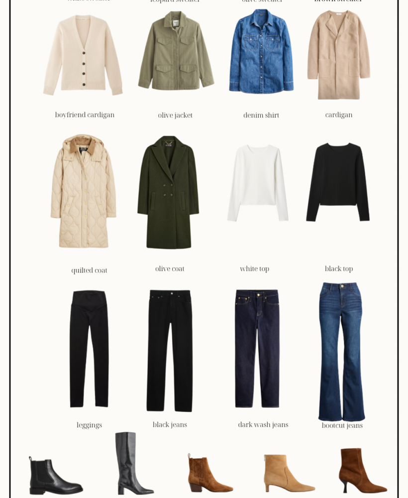 Petite-friendly fall capsule wardrobe via pumps and push-ups blog | fall capsule wardrobe | petite fashion | fall fashion