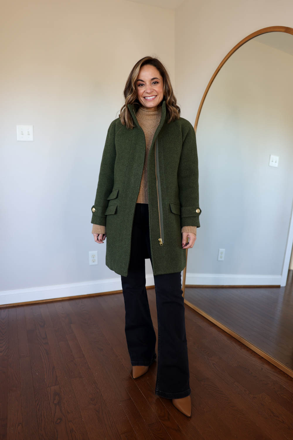 Petite-friendly review of J.Crew winter 24 coat collection | petite friendly coats | winter coats | wool coats for petites 