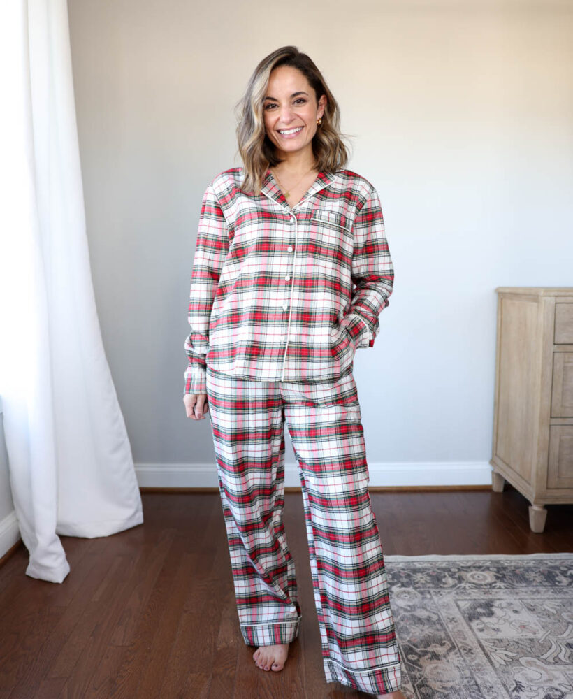 Petite-friendly holiday pajamas | matching family pajamas | petite fashion