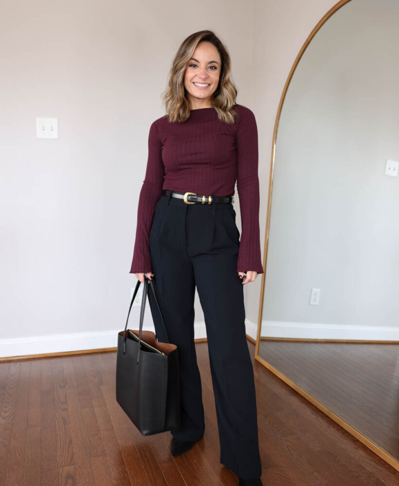 Petite-friendly outfit ideas for work | winter outfits for work | petite fashion | outfits for work with boots