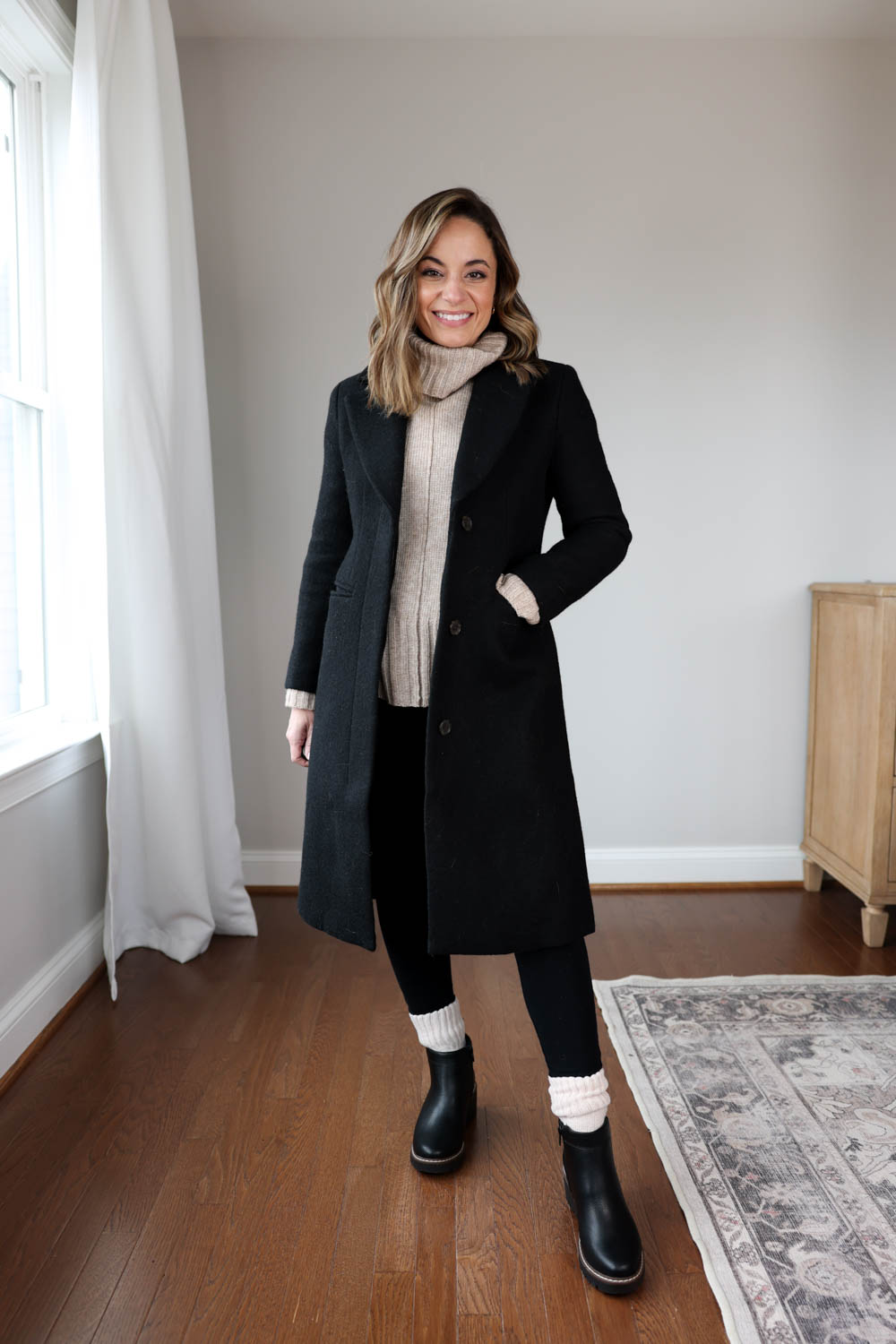 Chelsea boots outfit | winter outfit with chelsea boots | petite fashion | under $50 boots