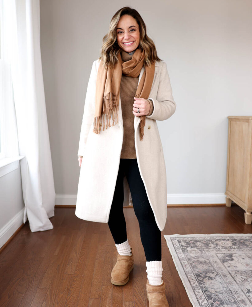 My most worn winter favorites via pumps and push-ups blog | winter outfits | petite fashion | UGG Mini Boots outfits | warm winter outfits