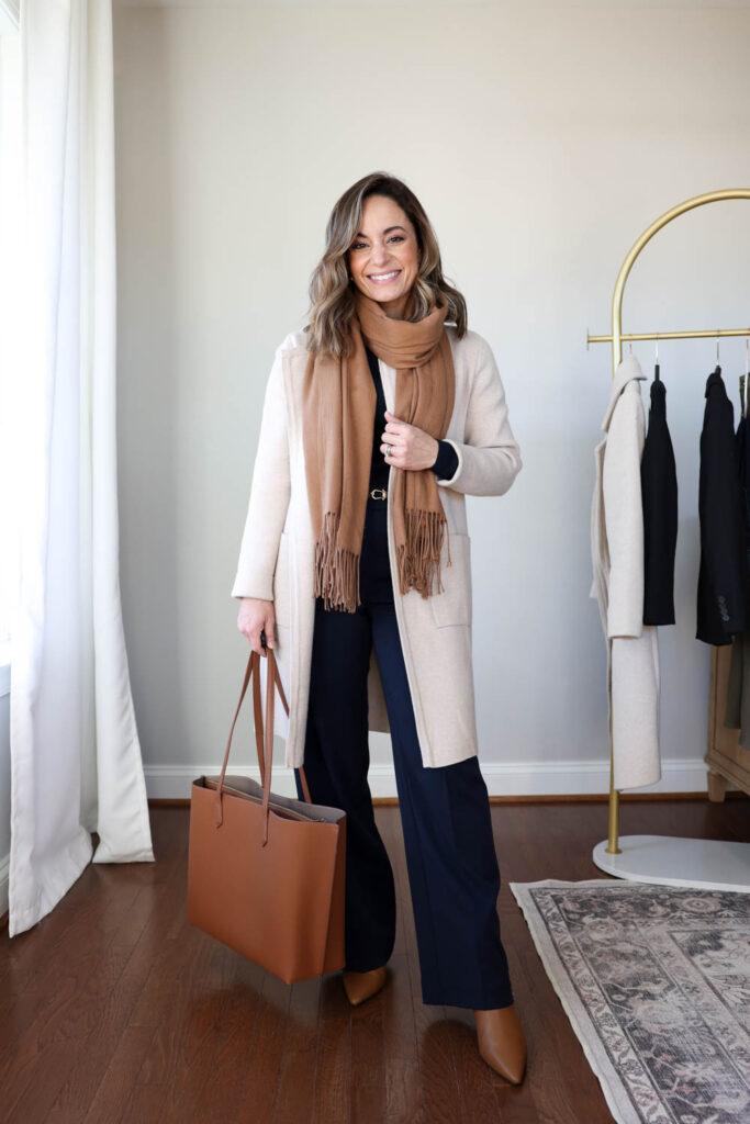 2025 Winter Capsule Wardrobe for work | workwear capsule wardrobe | petite fashion | outfits for work | winter outfits for work 