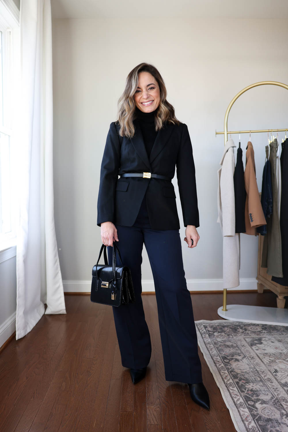 2025 Winter Capsule Wardrobe for work | workwear capsule wardrobe | petite fashion | outfits for work | winter outfits for work