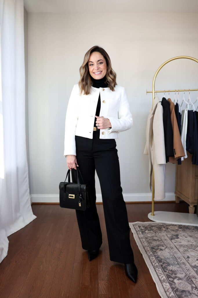 2025 Winter Capsule Wardrobe for work | workwear capsule wardrobe | petite fashion | outfits for work | winter outfits for work 